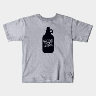 Drink Craft Beer (black) Kids T-Shirt